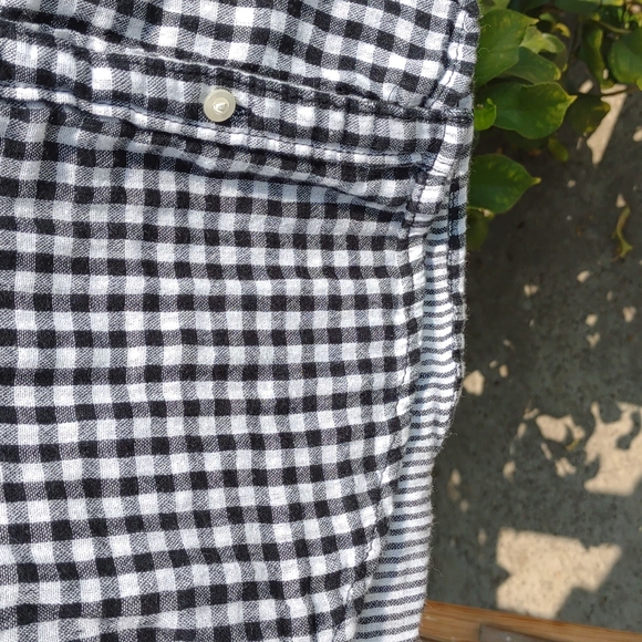 BP Button Down Gingham Shirt Cotton S - Picture 3 of 10